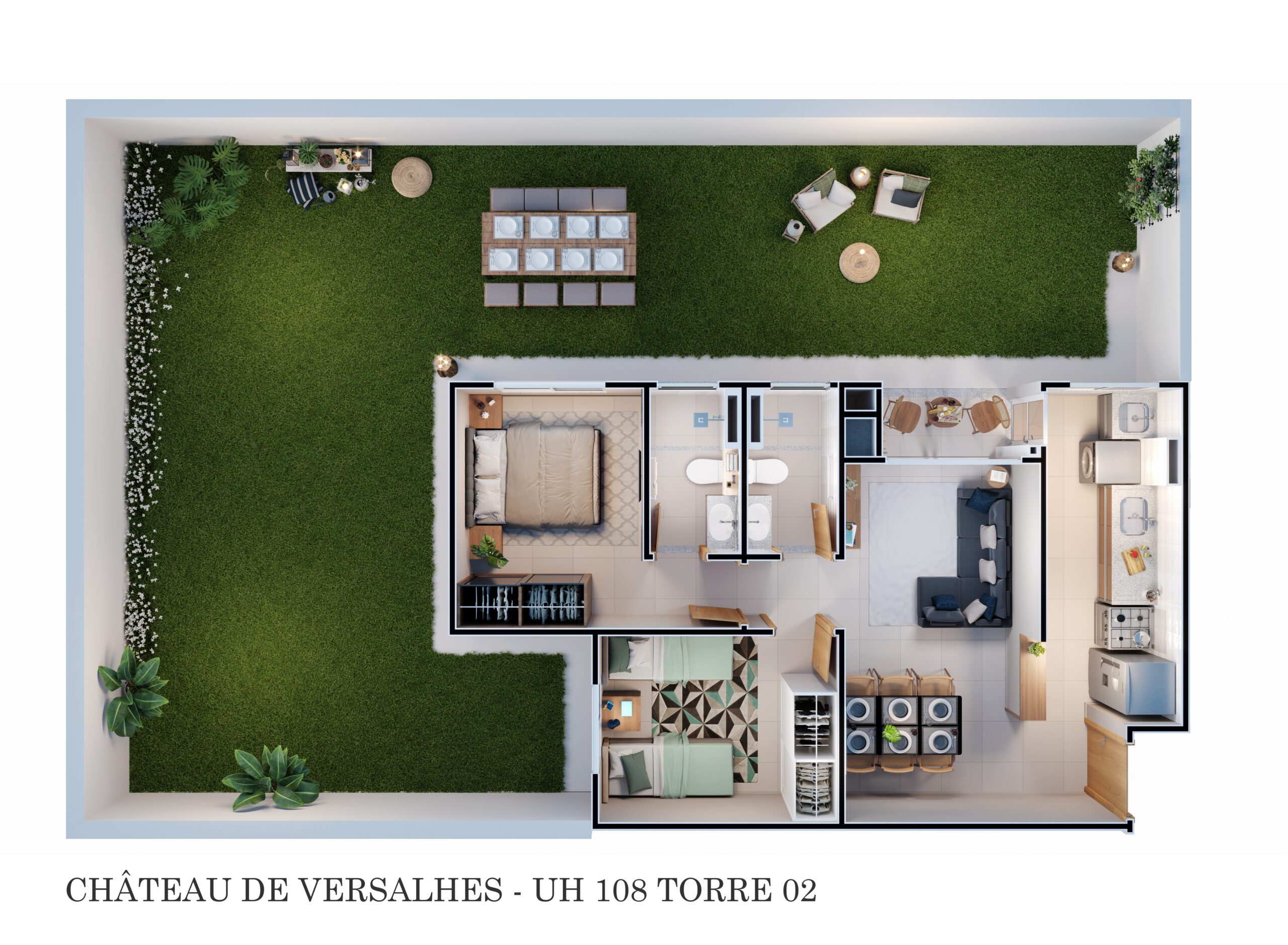 CHATEAU DE VERSALLES_ISOMETRICA 2
