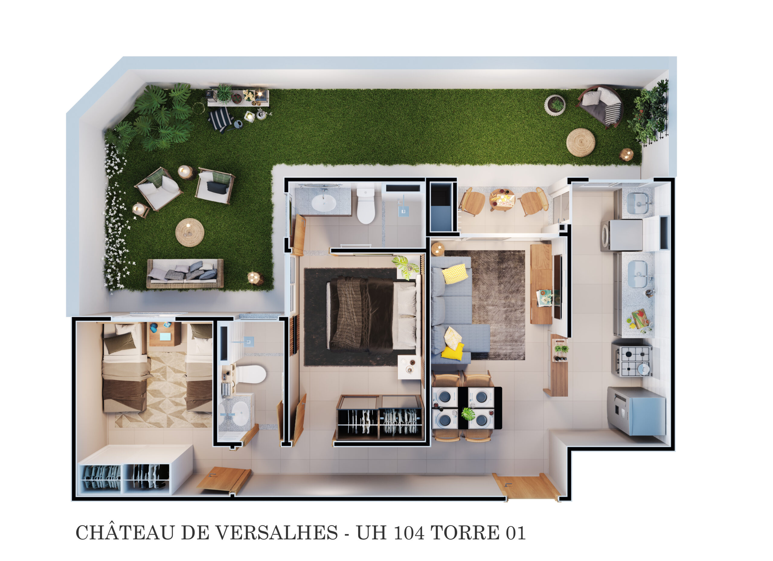 CHATEAU DE VERSALLES_ISOMETRICA_